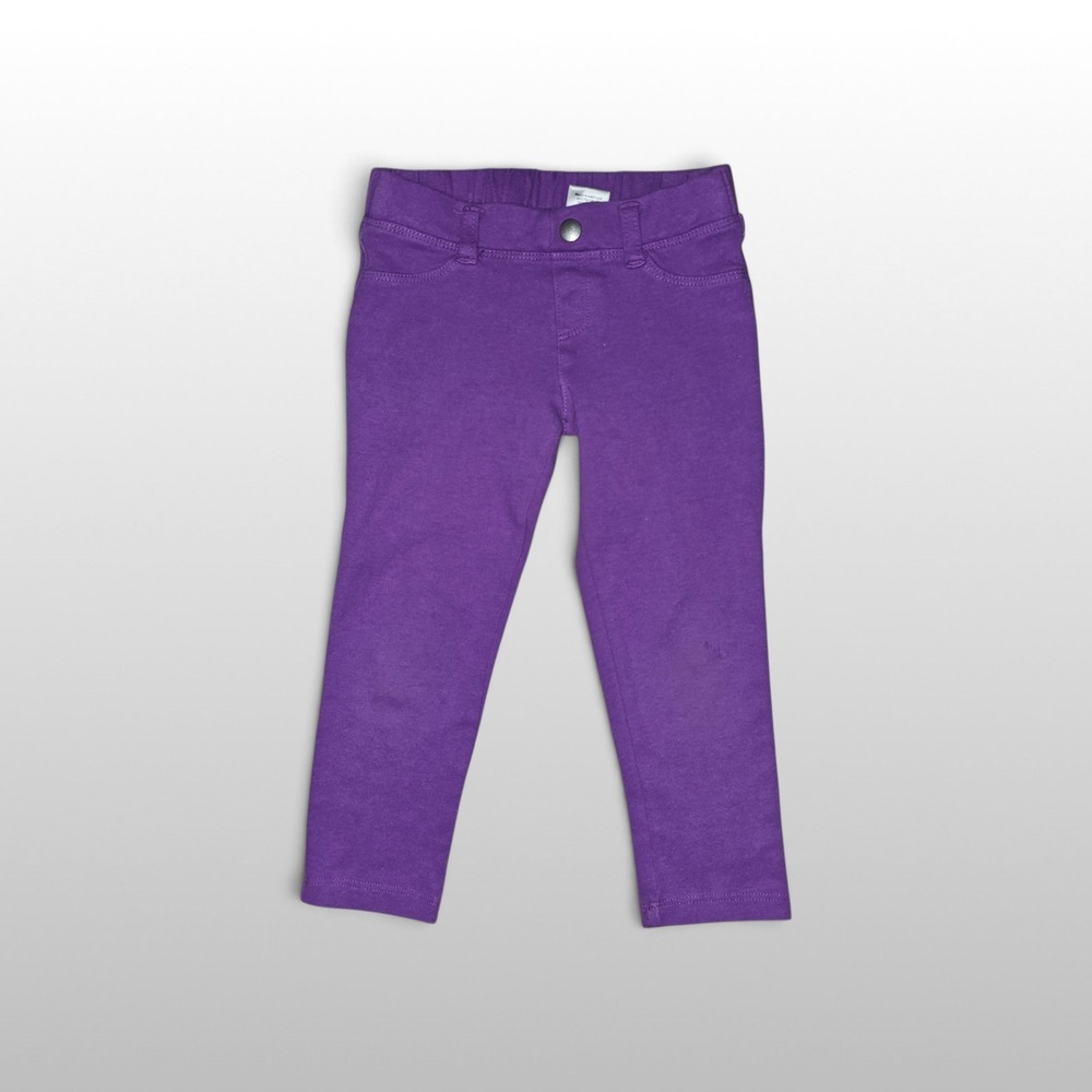 Toddler Okie Dokie Leggings Elastic Waist Casual Purple 3T Pants